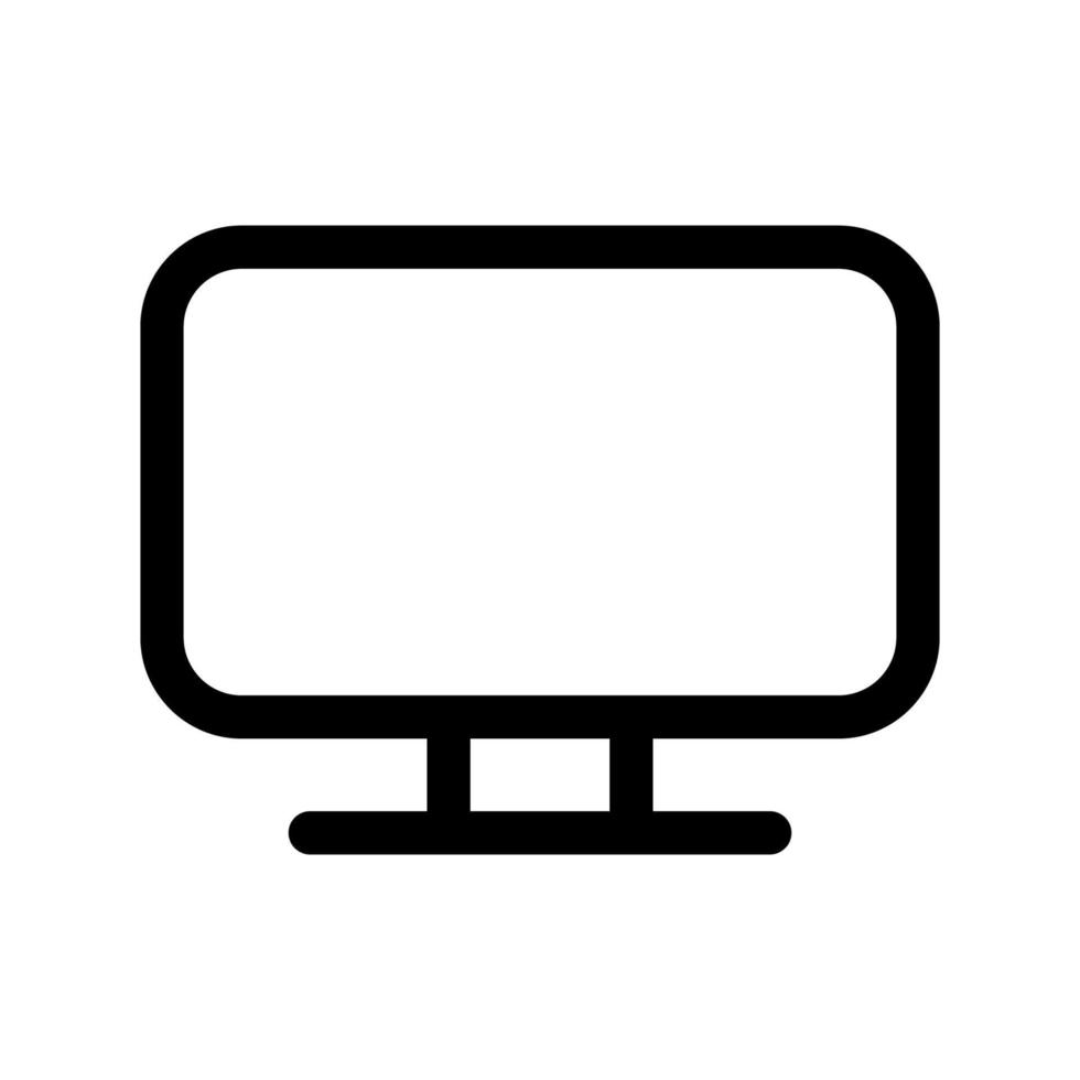 monitor icona modello vettore