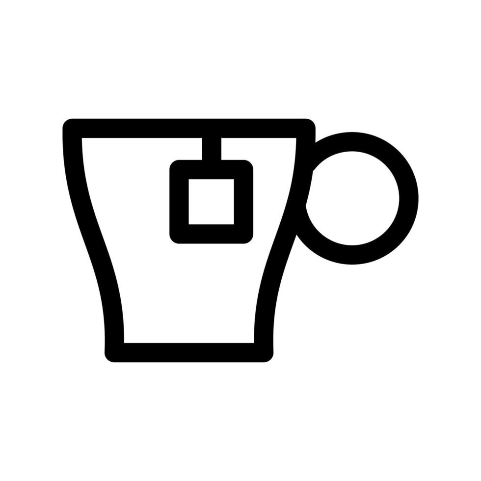 icona della tazza di tè vettore
