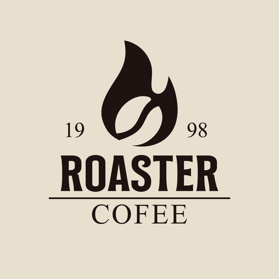 miglior modello di progettazione del logo della torrefazione del caffè logo del caffè astratto di vettore per il branding di una caffetteria. logo caffè caldo