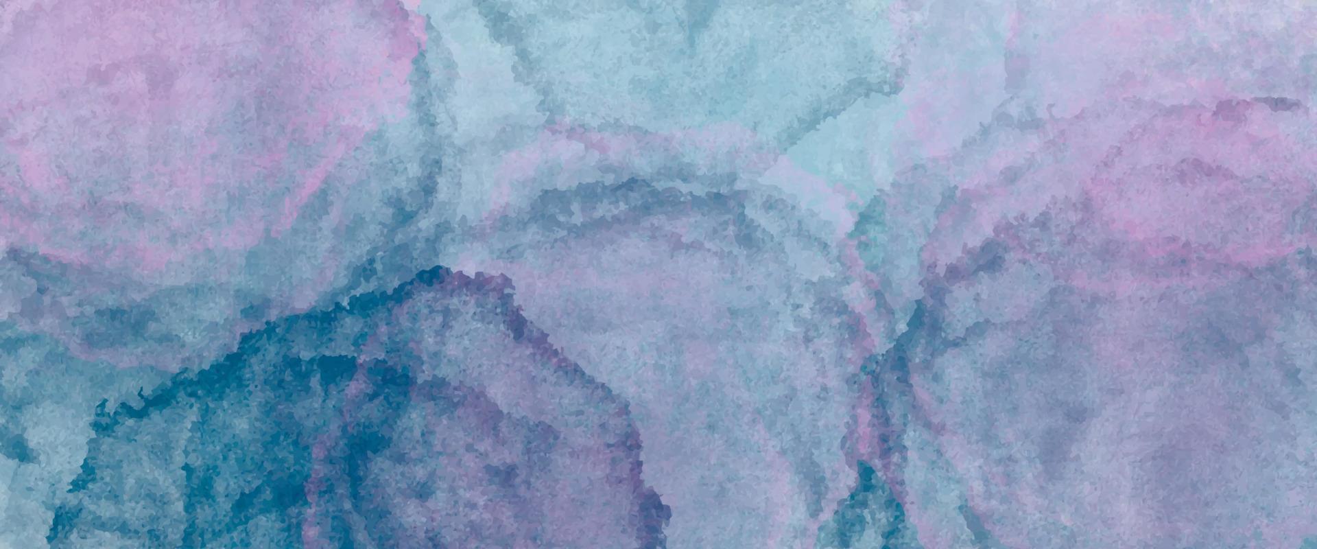 sfondo vettoriale acquerello viola blu. sfondo di macchia quadrata di pittura a mano astratta