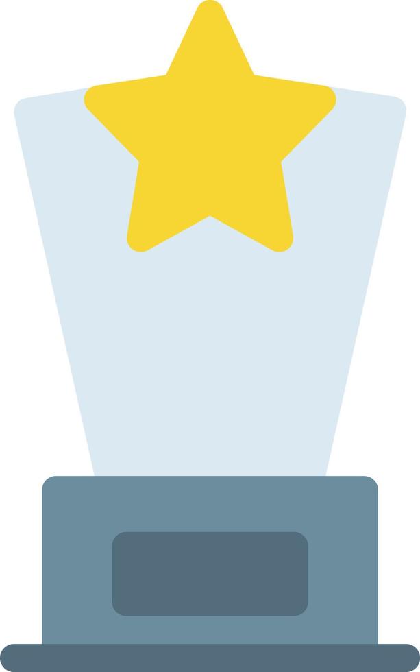 illustrazione vettoriale del trofeo su uno sfondo. simboli di qualità premium. icone vettoriali per il concetto e la progettazione grafica.