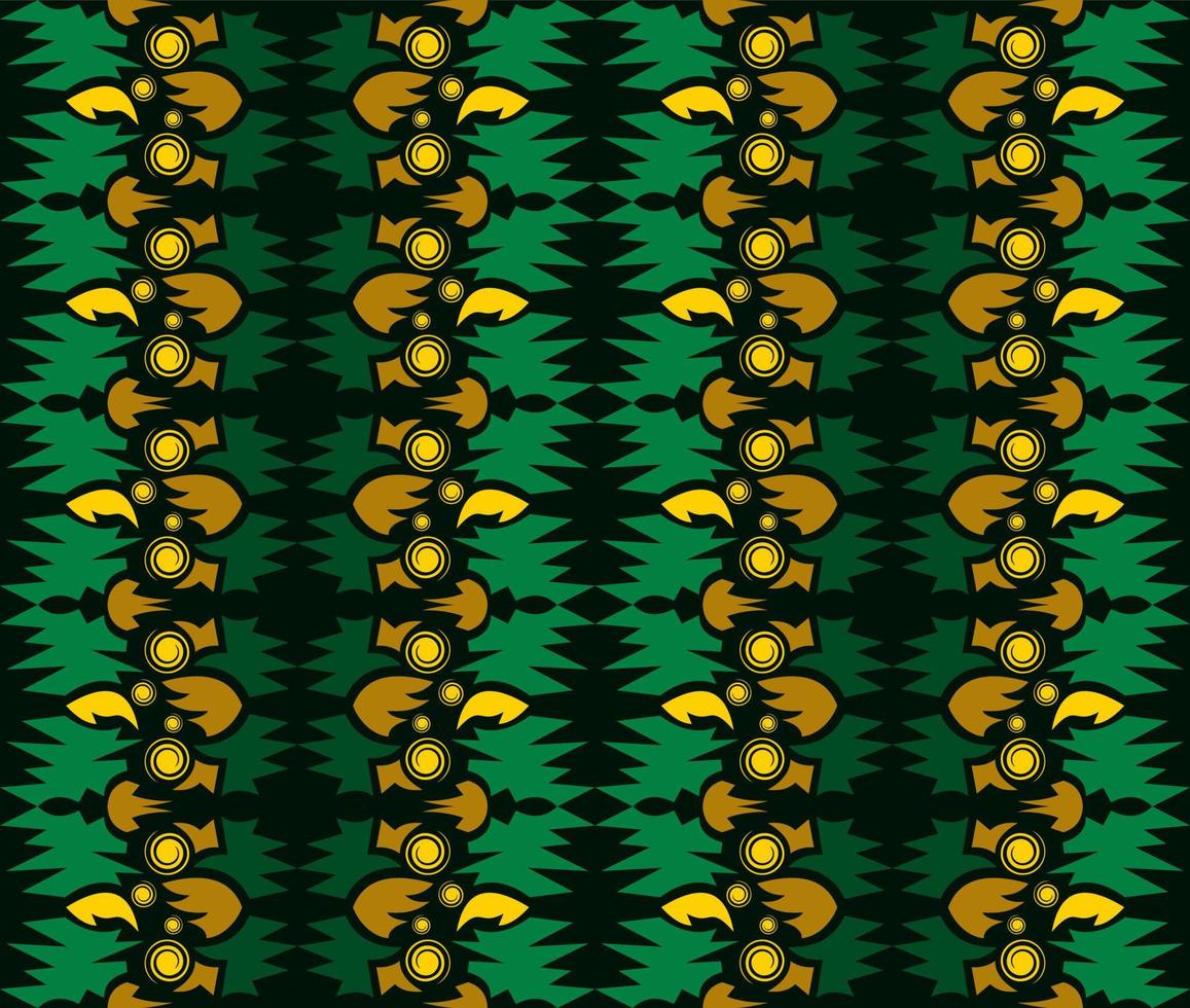 patern senza cuciture di dayak etnico pattern.traditional tessuto indonesiano motivo.borneo pattern. ispirazione per il design vettoriale. tessuto creativo per moda o stoffa vettore