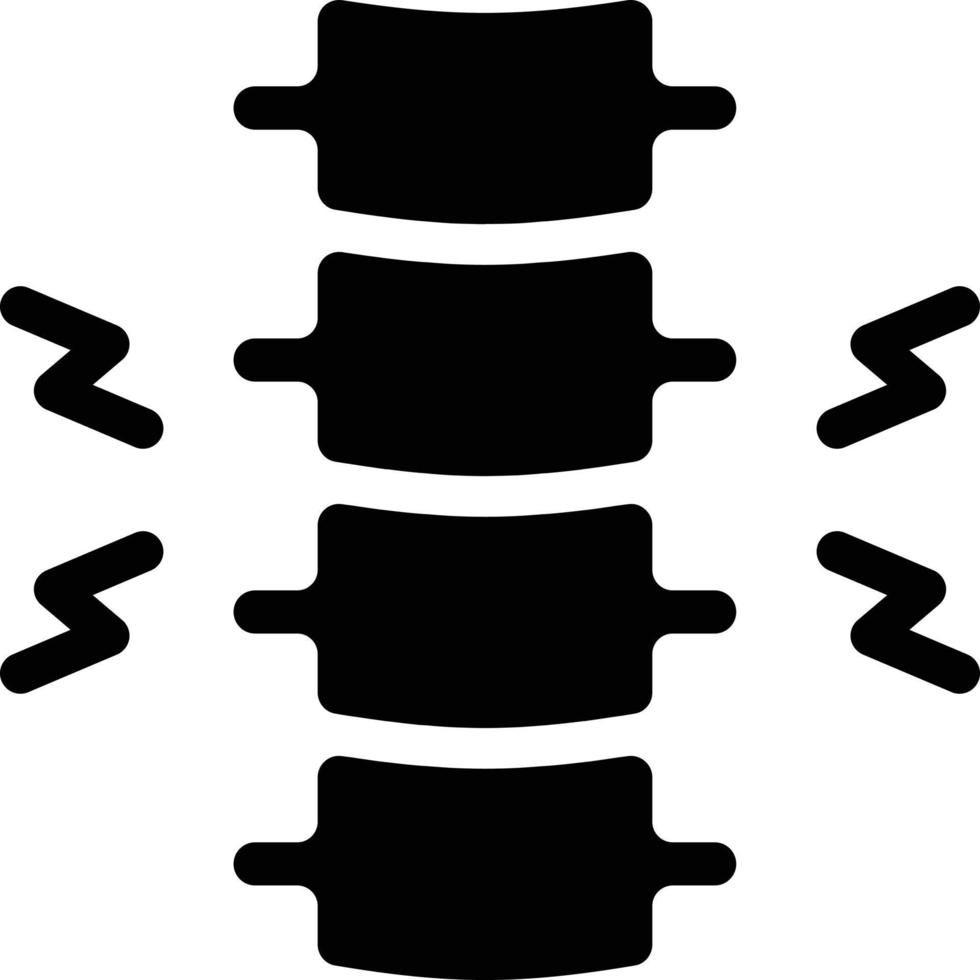 illustrazione vettoriale del dolore alla spina dorsale su uno sfondo simboli di qualità premium icone vettoriali per il concetto e la progettazione grafica.