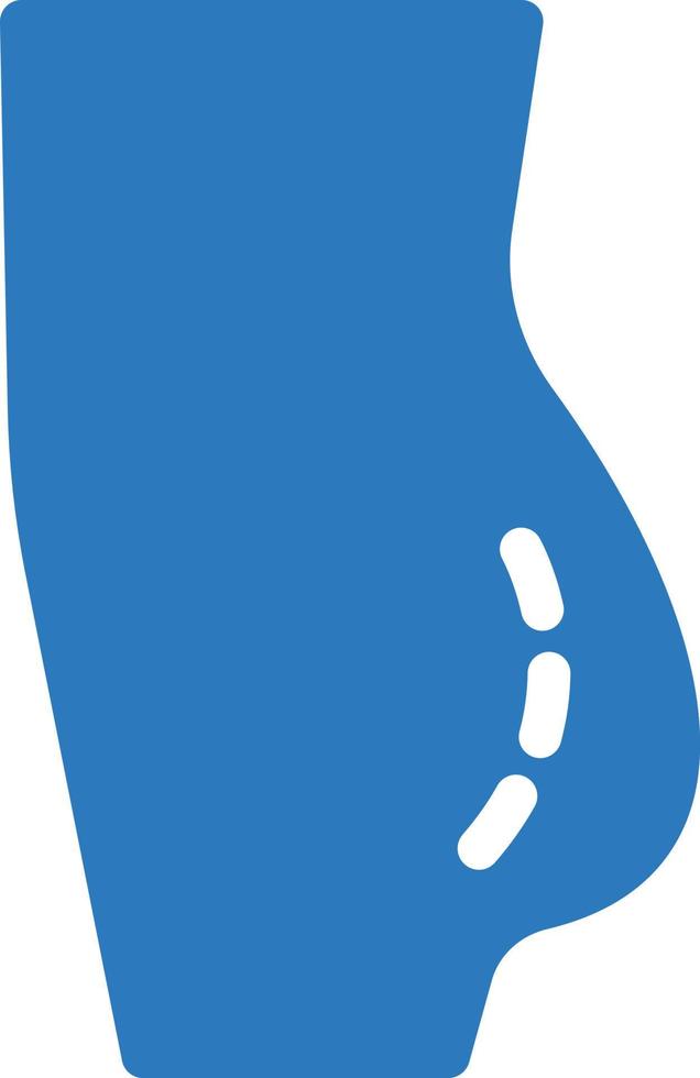 illustrazione vettoriale di chirurgia dell'anca su uno sfondo simboli di qualità premium. icone vettoriali per il concetto e la progettazione grafica.