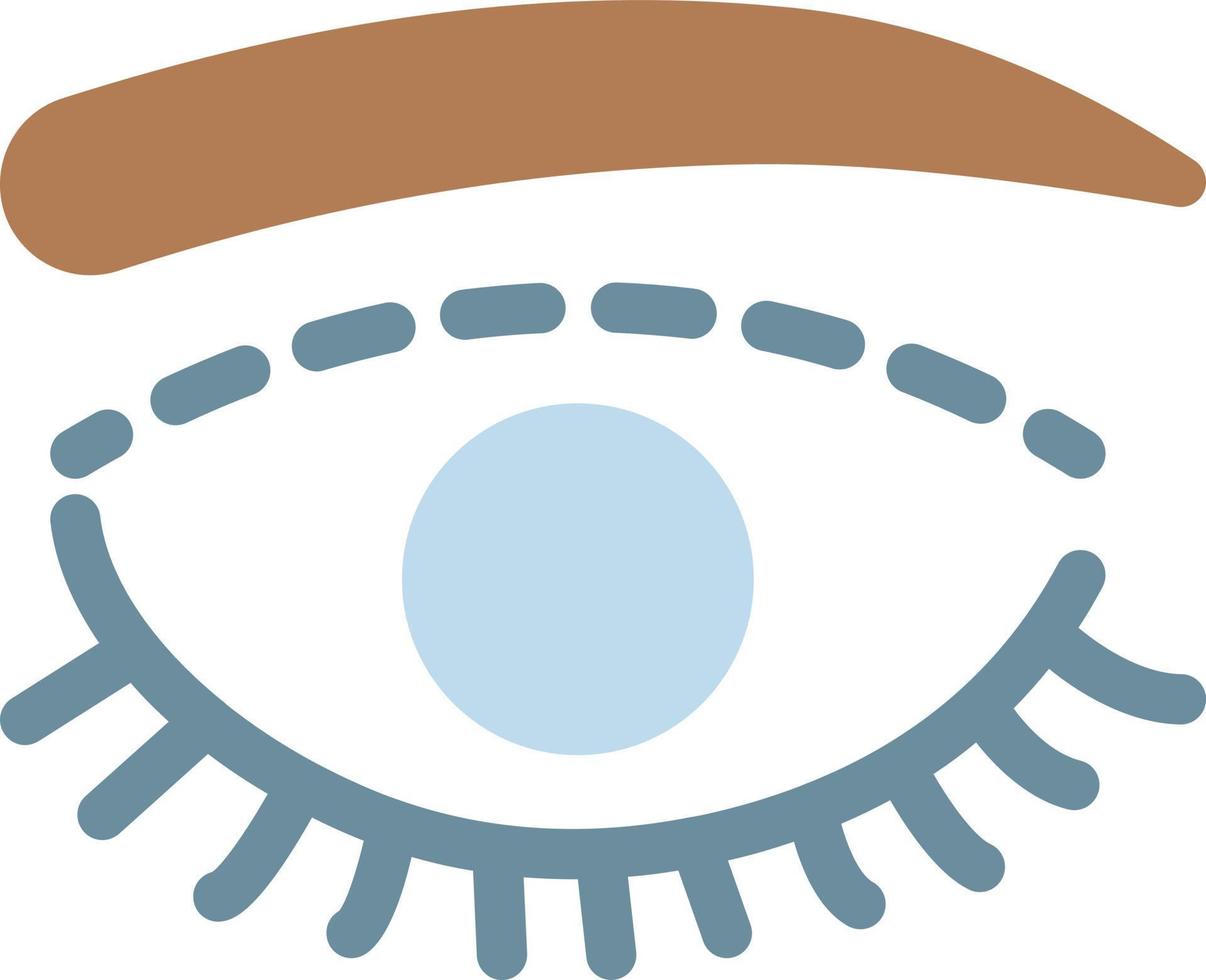 illustrazione vettoriale di chirurgia oculare su uno sfondo. simboli di qualità premium. icone vettoriali per il concetto e la progettazione grafica.