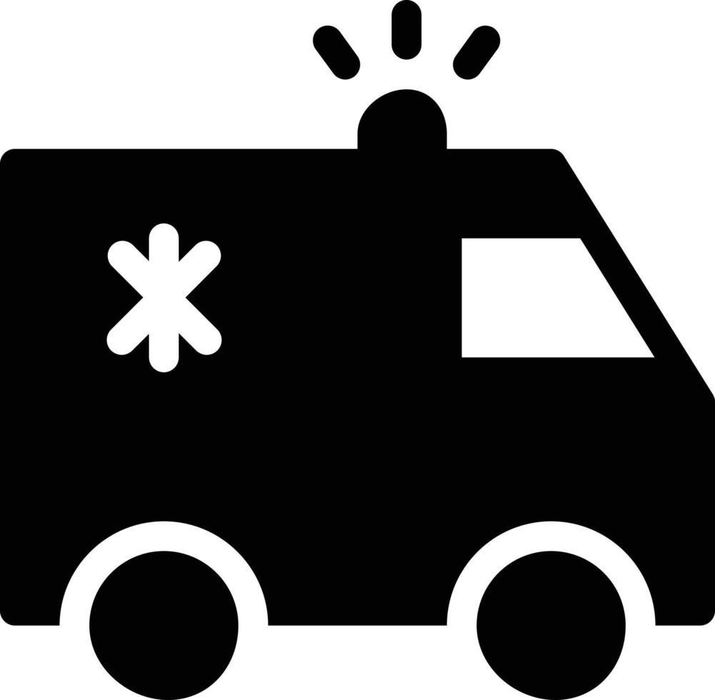 illustrazione vettoriale dell'ambulanza su uno sfondo. simboli di qualità premium. icone vettoriali per il concetto e la progettazione grafica.