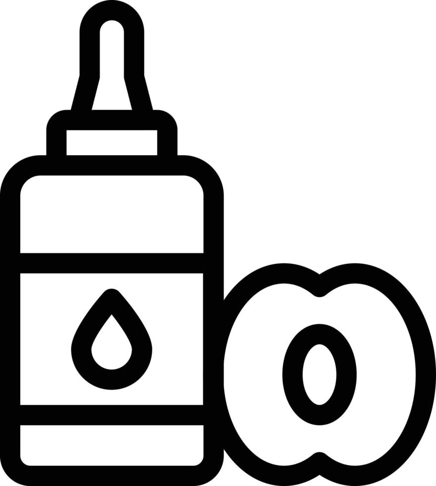 illustrazione vettoriale di albicocca su uno sfondo. simboli di qualità premium. icone vettoriali per il concetto e la progettazione grafica.