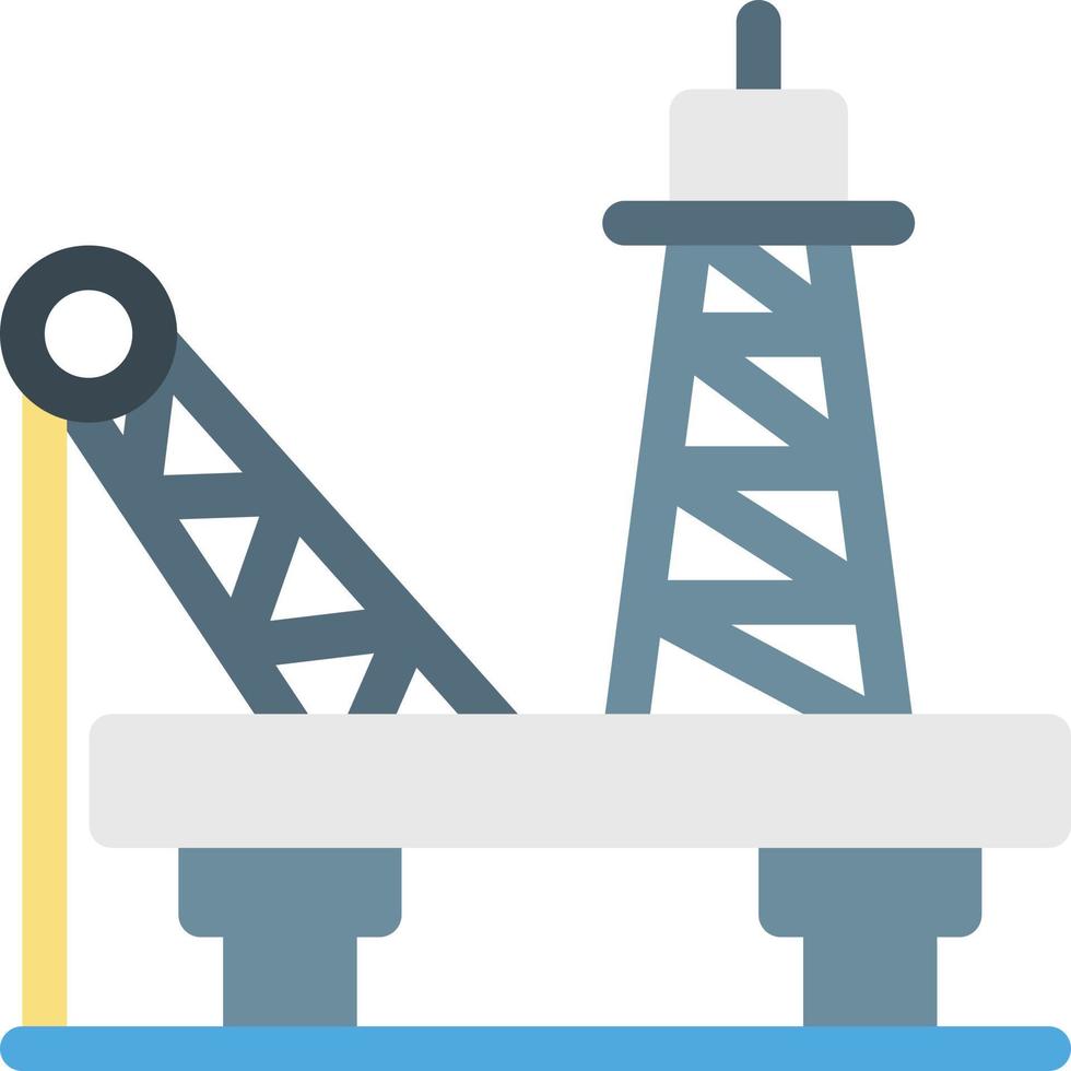 illustrazione vettoriale offshore su uno sfondo simboli di qualità premium. icone vettoriali per il concetto e la progettazione grafica.