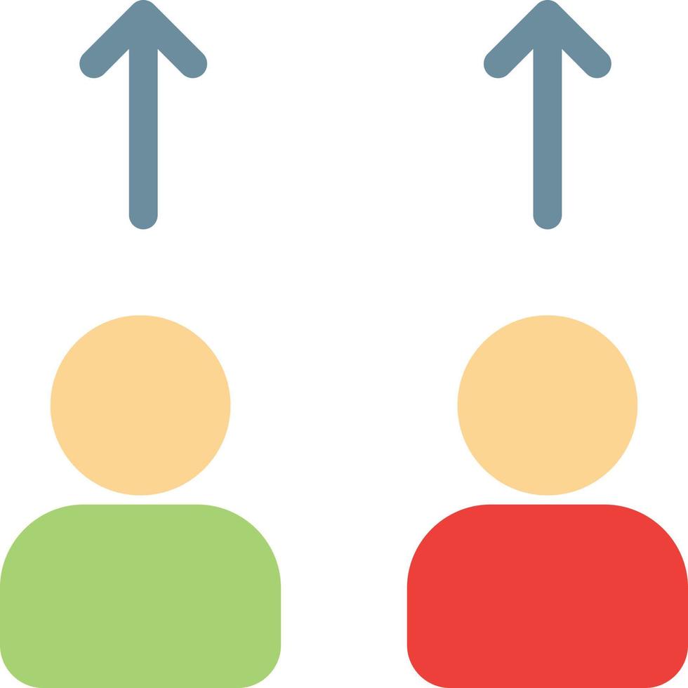 freccia in alto illustrazione vettoriale su uno sfondo simboli di qualità premium. icone vettoriali per il concetto e la progettazione grafica.