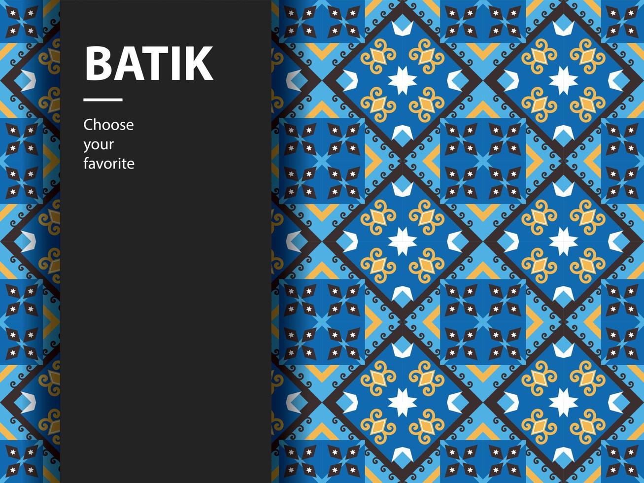 batik etnico vettore modello indonesiano moda senza cuciture tessile vintage astratto cultura piatta arte