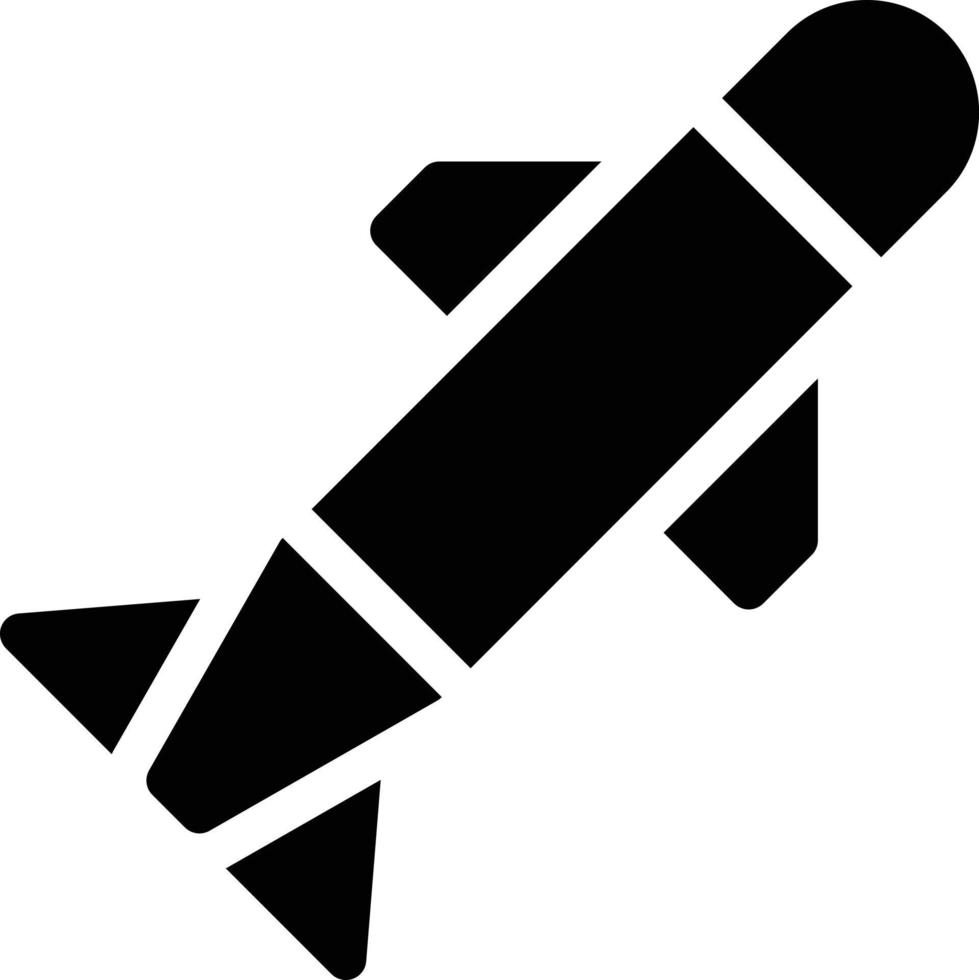 illustrazione vettoriale del missile su uno sfondo. simboli di qualità premium. icone vettoriali per il concetto e la progettazione grafica.