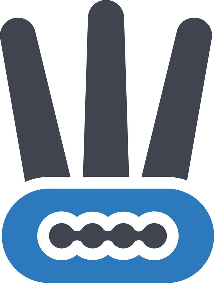 illustrazione vettoriale di artiglio su uno sfondo simboli di qualità premium. icone vettoriali per il concetto e la progettazione grafica.