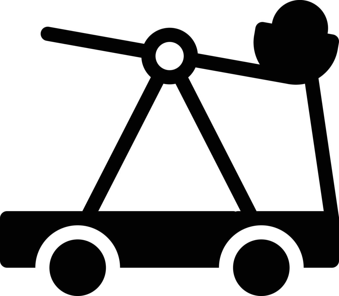 illustrazione vettoriale della catapulta su uno sfondo simboli di qualità premium. icone vettoriali per il concetto e la progettazione grafica.