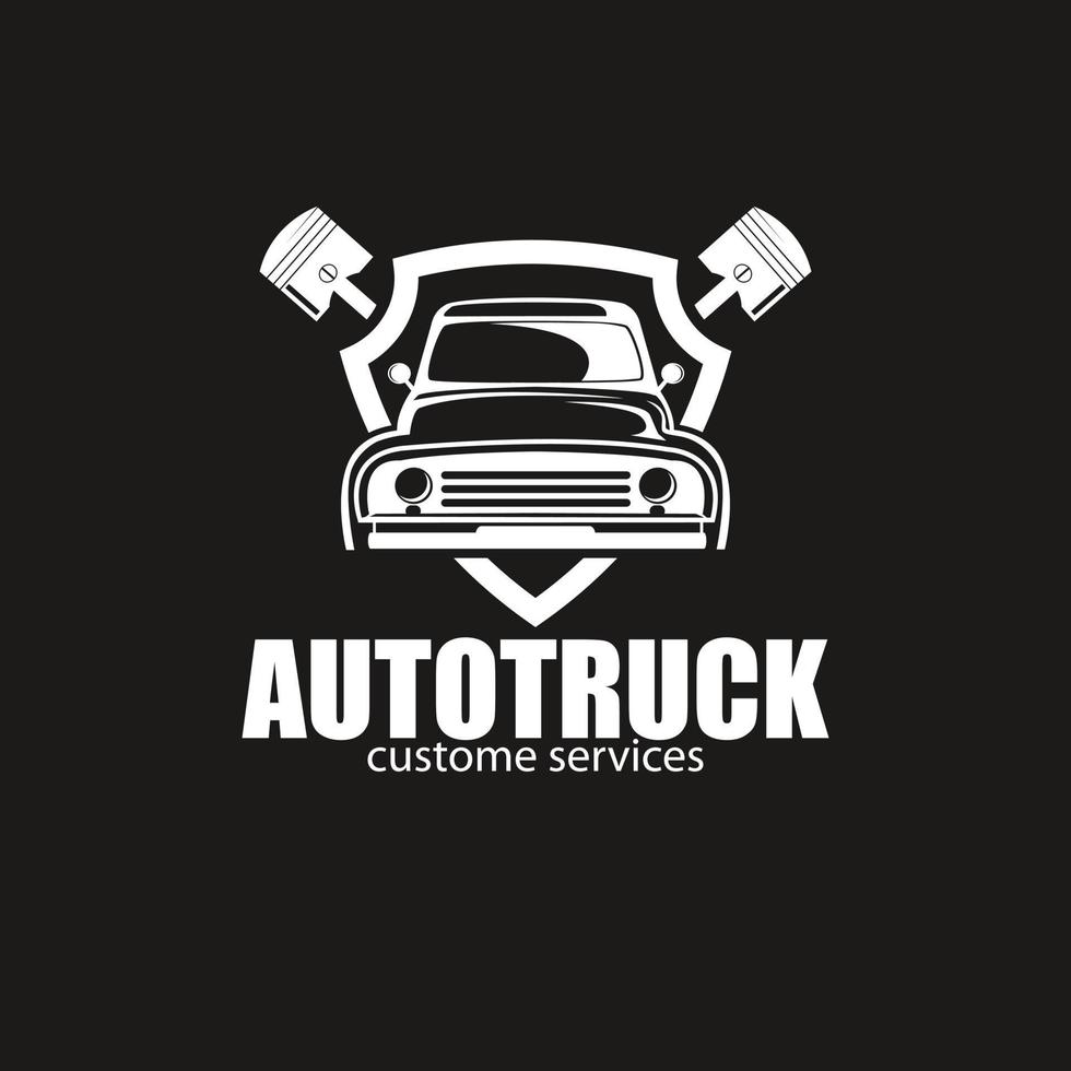 logo personalizzato camion auto vettore
