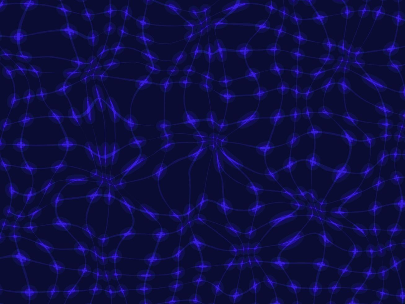 sfondo scuro astratto con linee luminose. immagine geometrica viola. modello per il design, illustrazione vettoriale. vettore