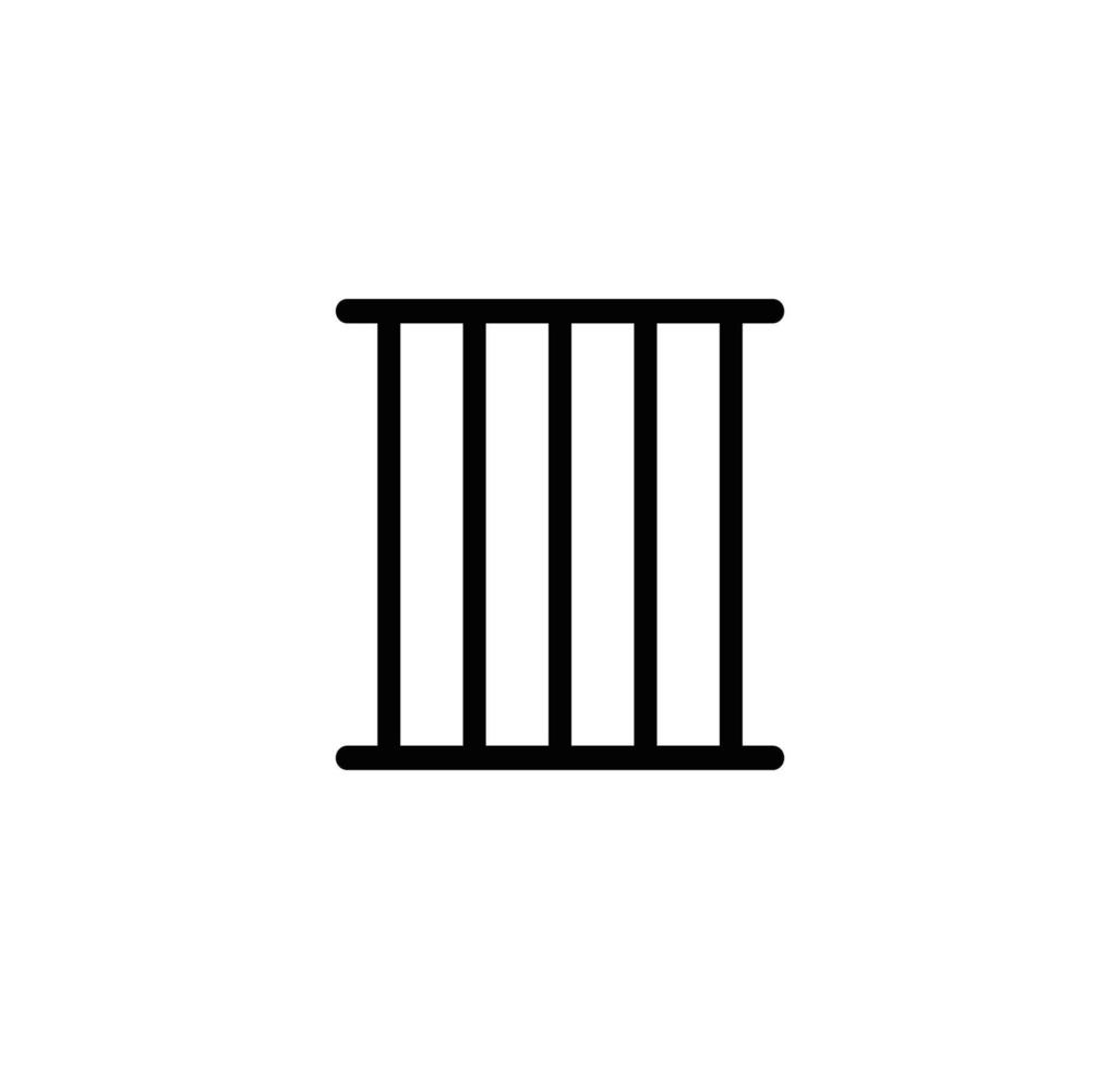 modello di progettazione logo vettoriale icona prigione