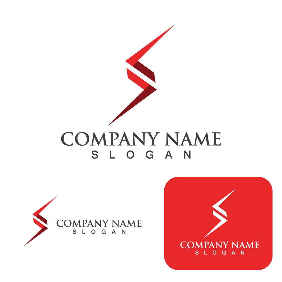 s lettera logo aziendale aziendale vettore