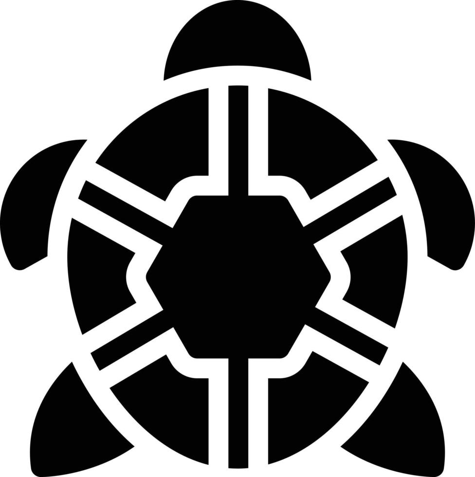illustrazione vettoriale di tartaruga su uno sfondo. simboli di qualità premium. icone vettoriali per il concetto e la progettazione grafica.