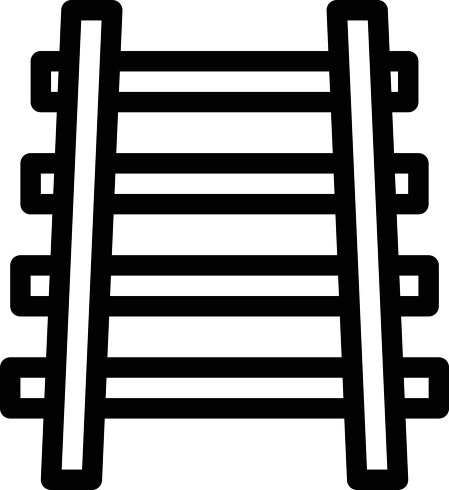 illustrazione vettoriale della ferrovia su uno sfondo simboli di qualità premium. icone vettoriali per il concetto e la progettazione grafica.