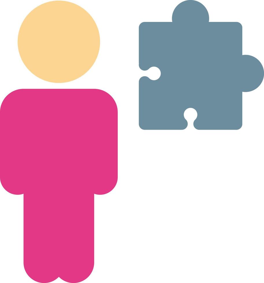 illustrazione vettoriale di puzzle su uno sfondo simboli di qualità premium. icone vettoriali per il concetto e la progettazione grafica.