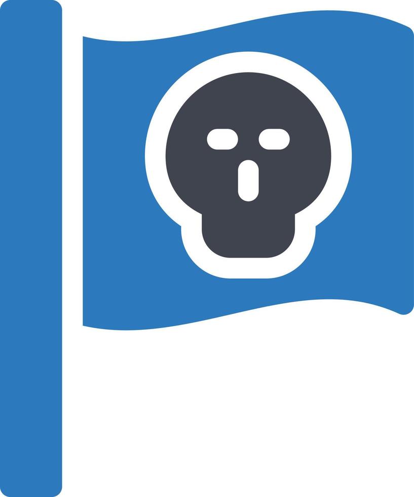 illustrazione vettoriale della bandiera del cranio su uno sfondo. simboli di qualità premium. icone vettoriali per il concetto e la progettazione grafica.