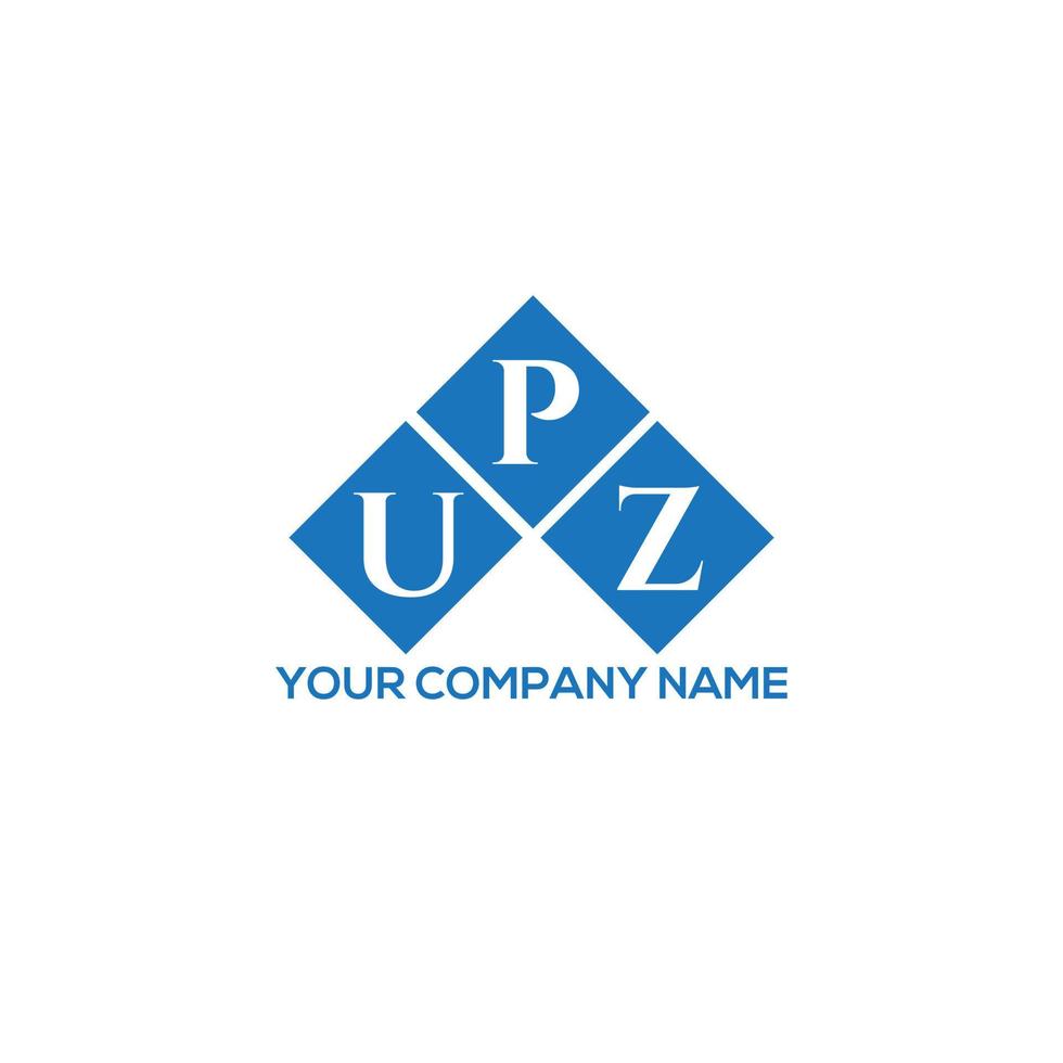 upz creative iniziali lettera logo concept. upz lettera design.upz lettera logo design su sfondo bianco. upz creative iniziali lettera logo concept. disegno della lettera upz. vettore