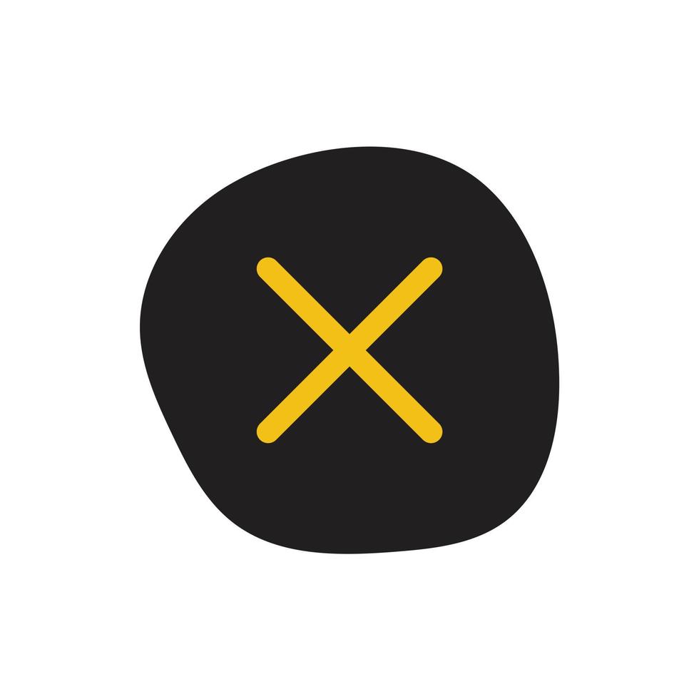 x vettore di simboli per la presentazione dell'icona del sito Web