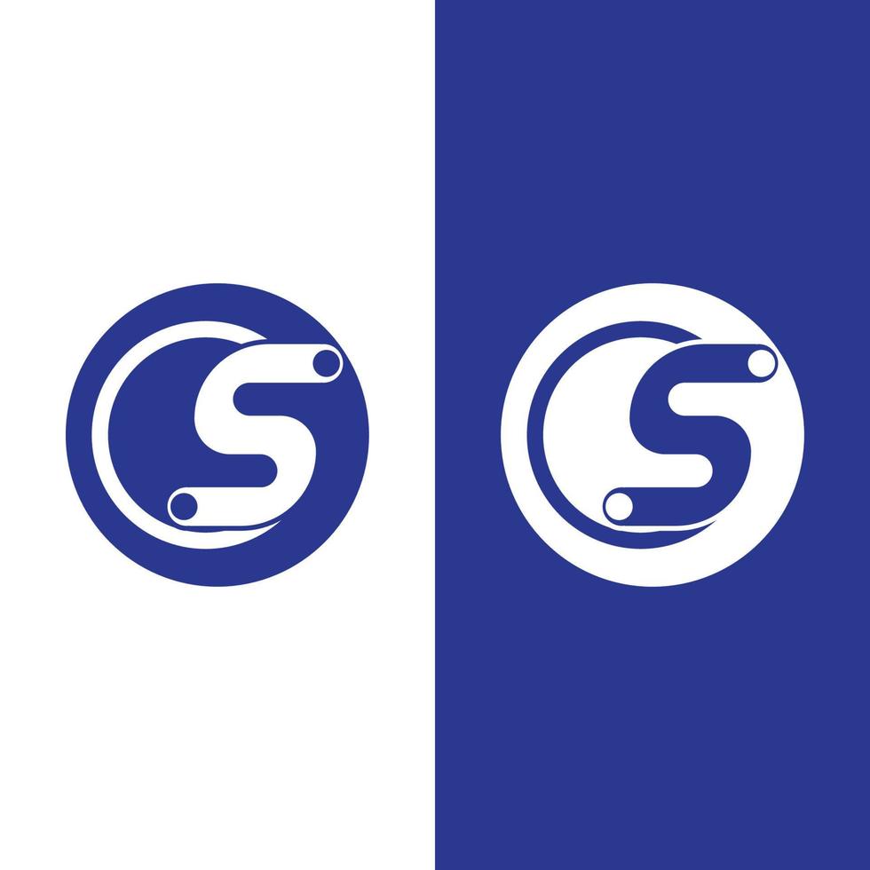 logo della lettera s aziendale aziendale vettore