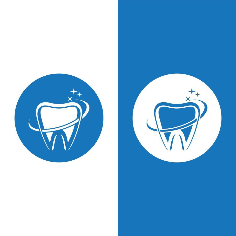 illustrazione vettoriale del modello di logo dentale