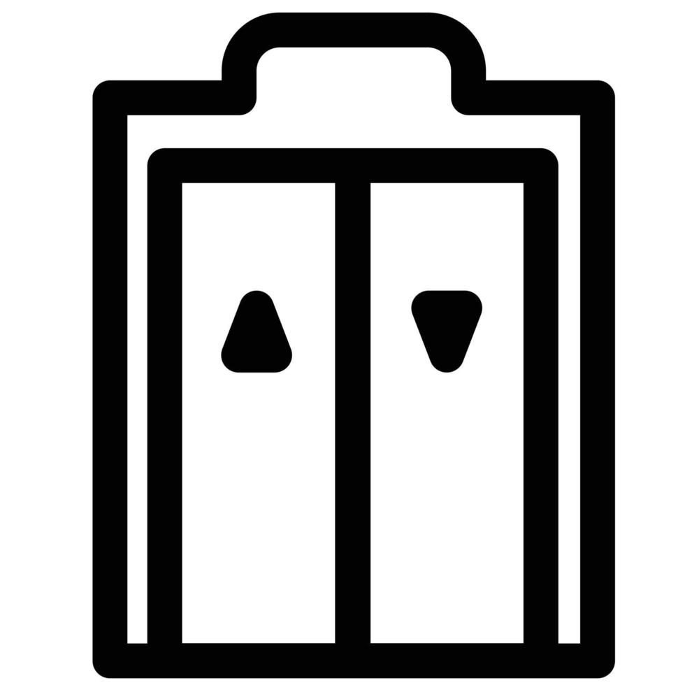 illustrazione dell'icona dell'ascensore. disegni vettoriali adatti per siti Web, app e altro ancora.