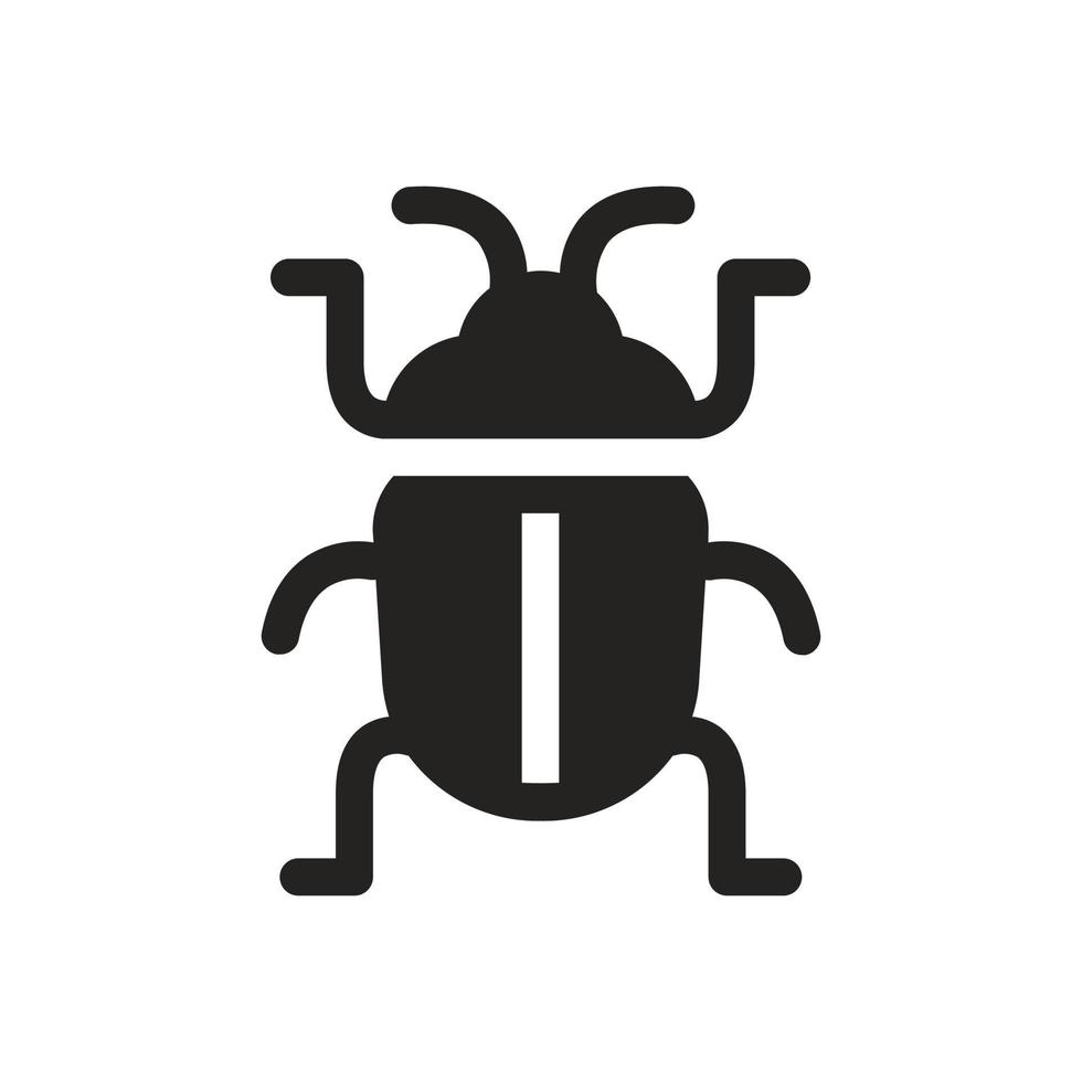 illustrazione dell'icona dello scarabeo vettore