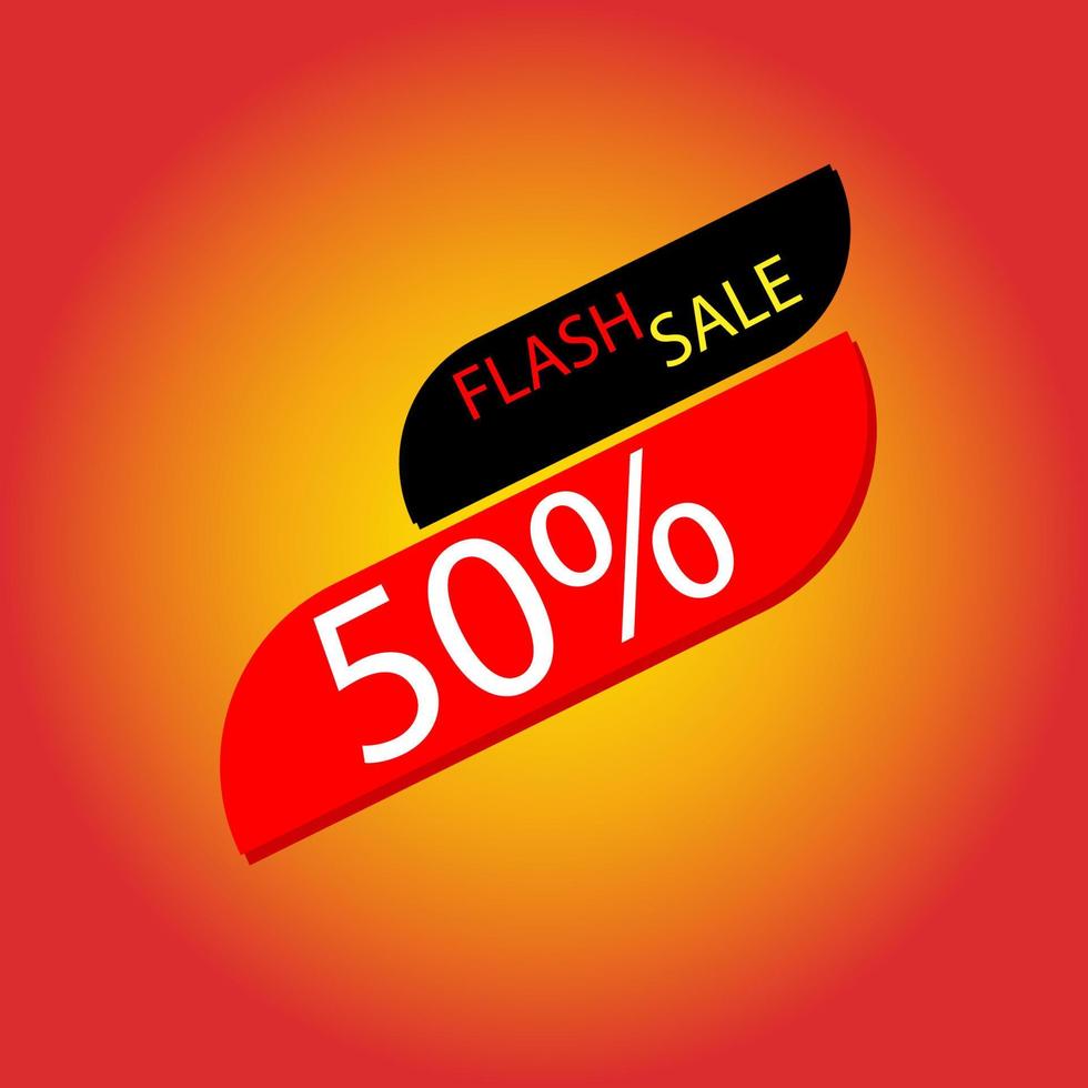 colorato di banner di vendita flash modello design.illustrazione vettoriale. vettore