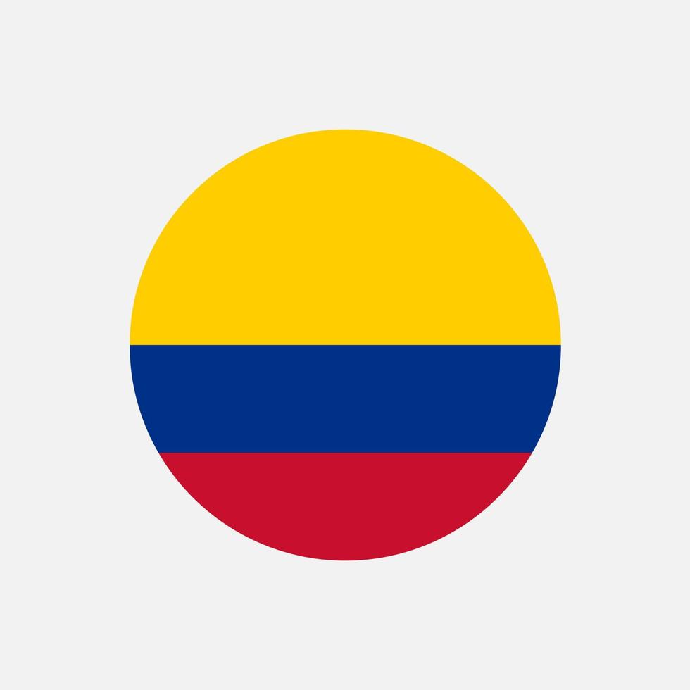 paese colombia. bandiera della Colombia. illustrazione vettoriale. vettore