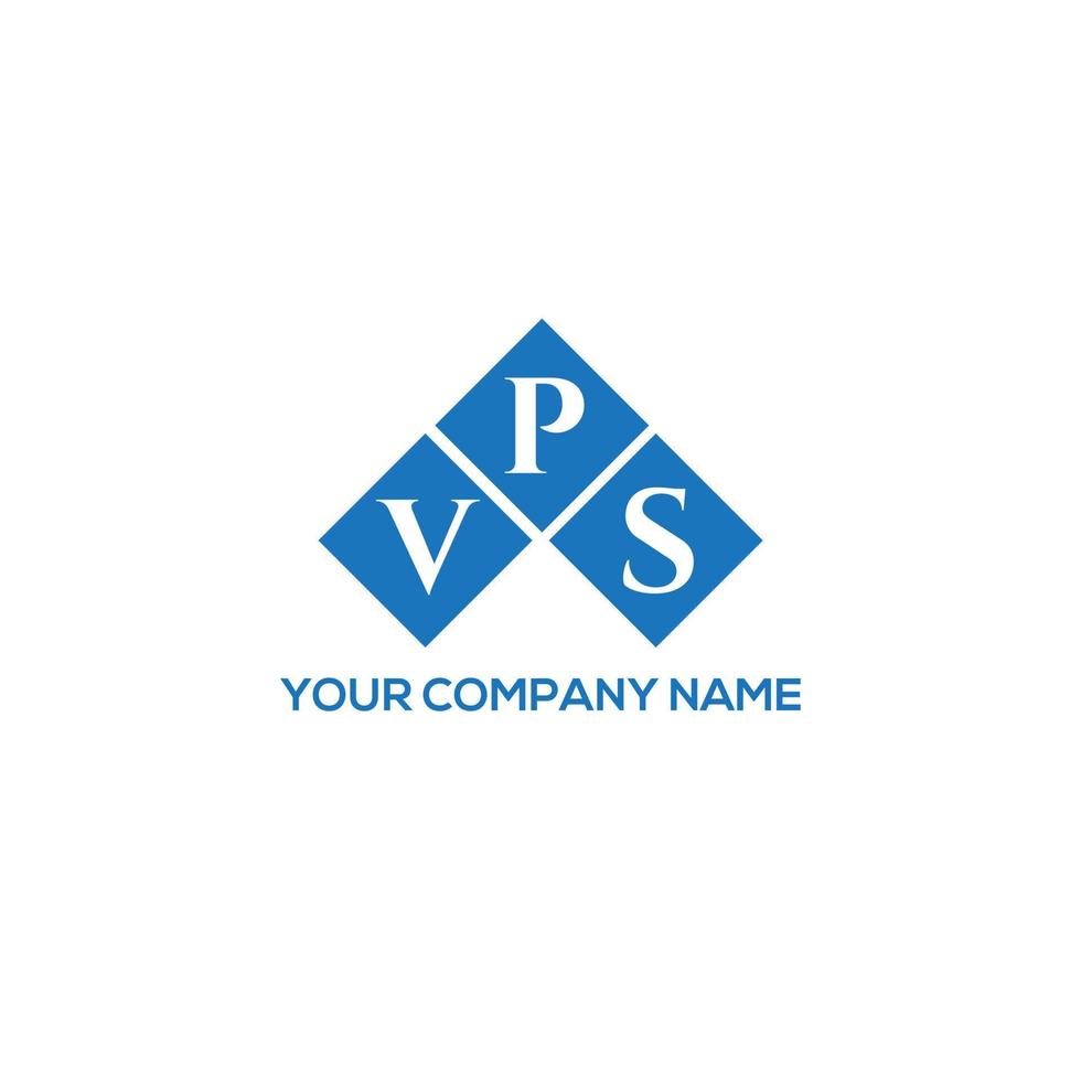 vps lettera logo design su sfondo bianco. vps creative iniziali lettera logo concept. disegno della lettera vps. vettore