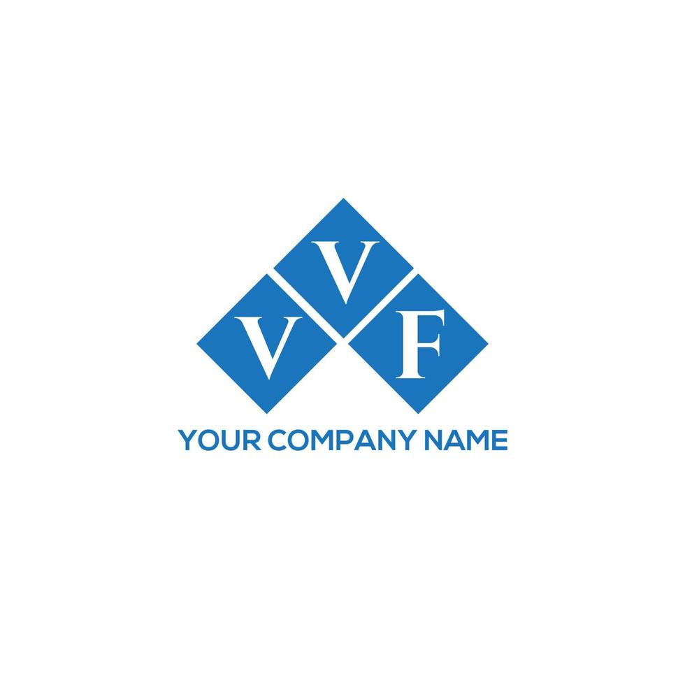 . vvf lettera design.vvf lettera logo design su sfondo bianco. vvf creative iniziali lettera logo concept. disegno della lettera vvf. vettore