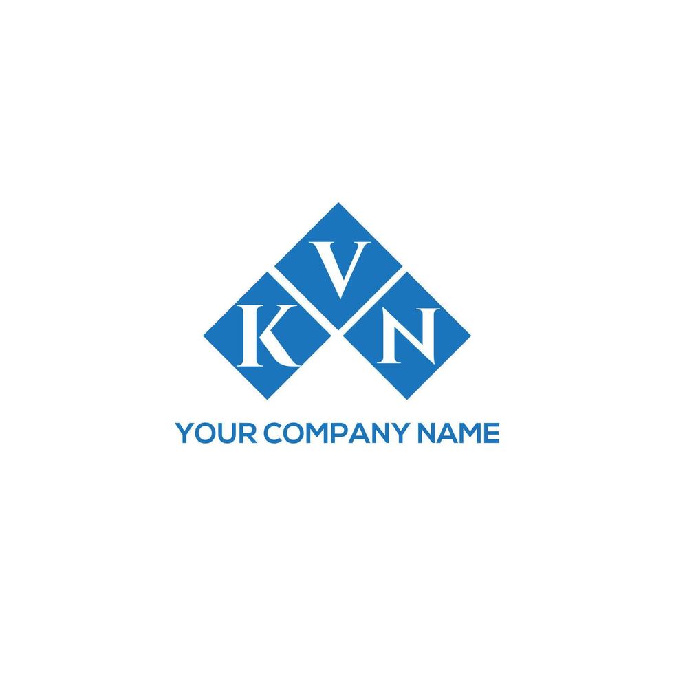 kvn lettera logo design su sfondo bianco. kvn creative iniziali lettera logo concept. disegno della lettera kvn. vettore
