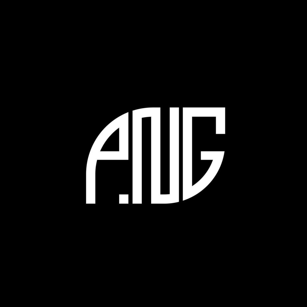 png lettera logo design su sfondo nero.png iniziali creative logo lettera concept.png design lettera vettoriale. vettore