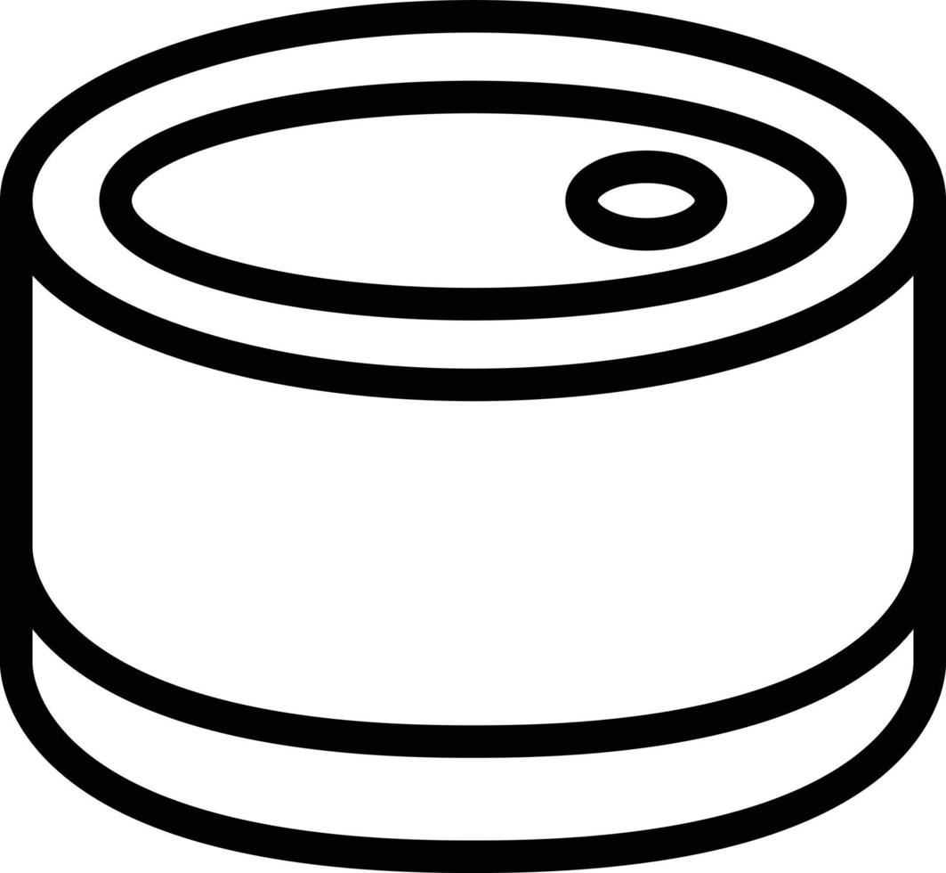 illustrazione del design dell'icona del vettore di cibo in scatola