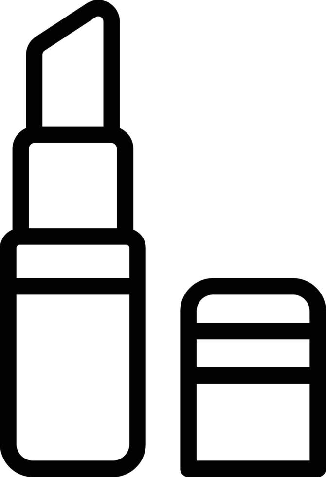 illustrazione del disegno dell'icona di vettore del rossetto