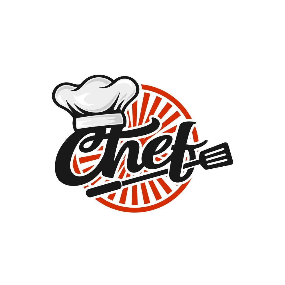 modello vettoriale di master chef logo design