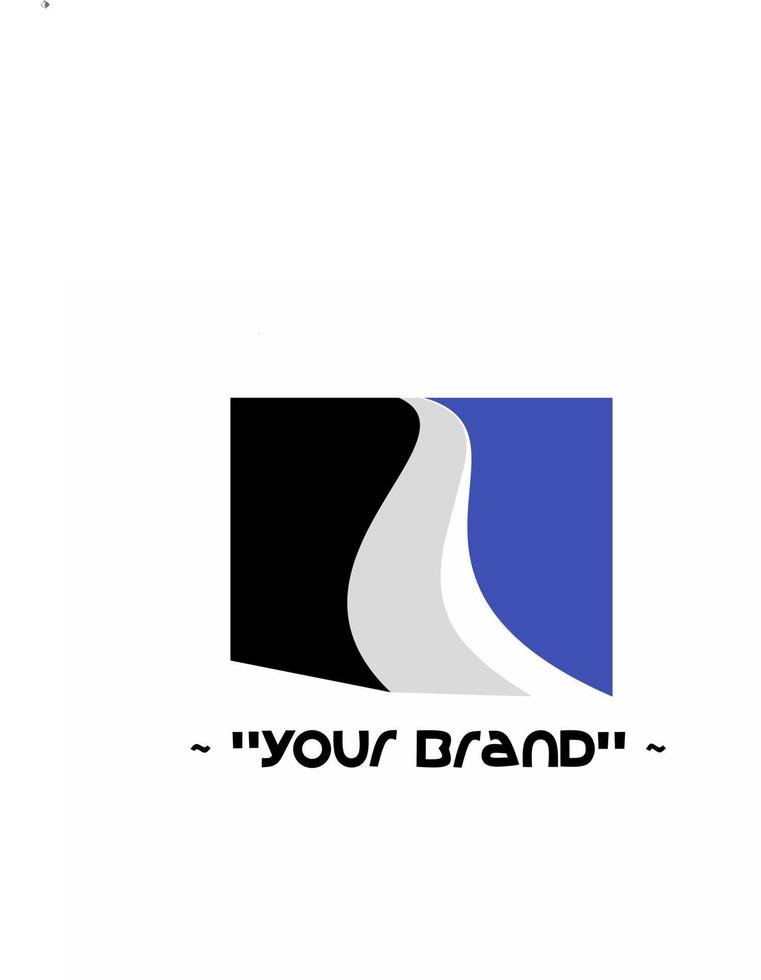 design del logo per il marchio aziendale con un concetto semplice ed elegante vettore