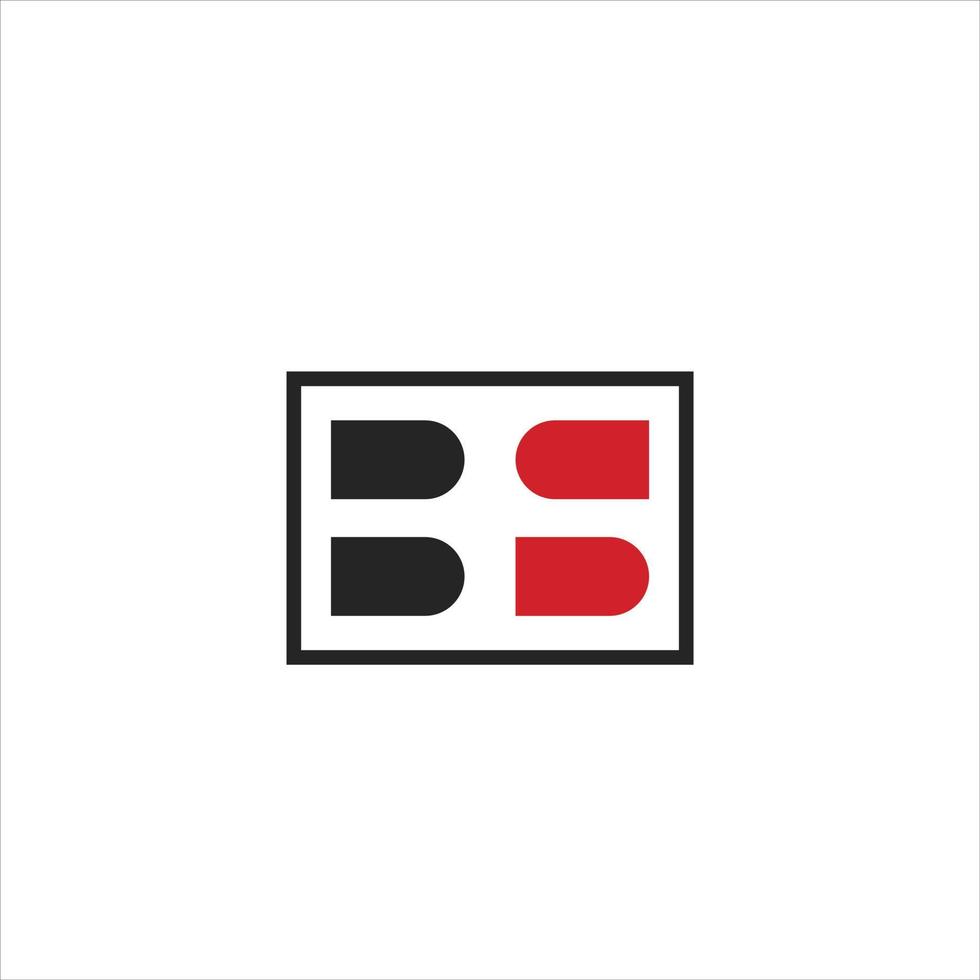 logo vettoriale sofisticato modello di iniziali della lettera bs.