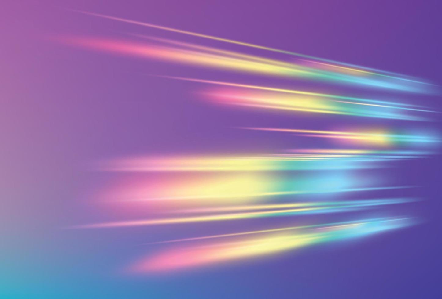 prisma, struttura del prisma. luci arcobaleno di cristallo. vettore