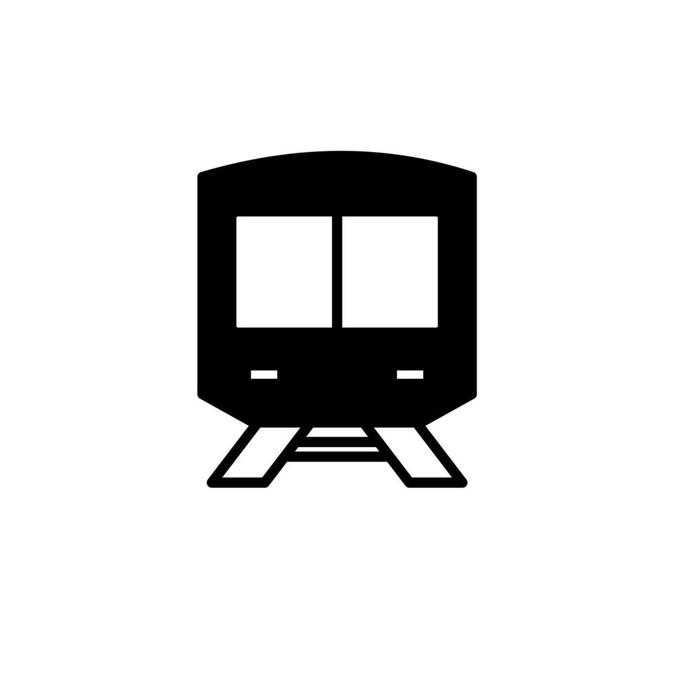 treno, locomotiva, trasporto icona linea continua illustrazione vettoriale modello logo. adatto a molti scopi.