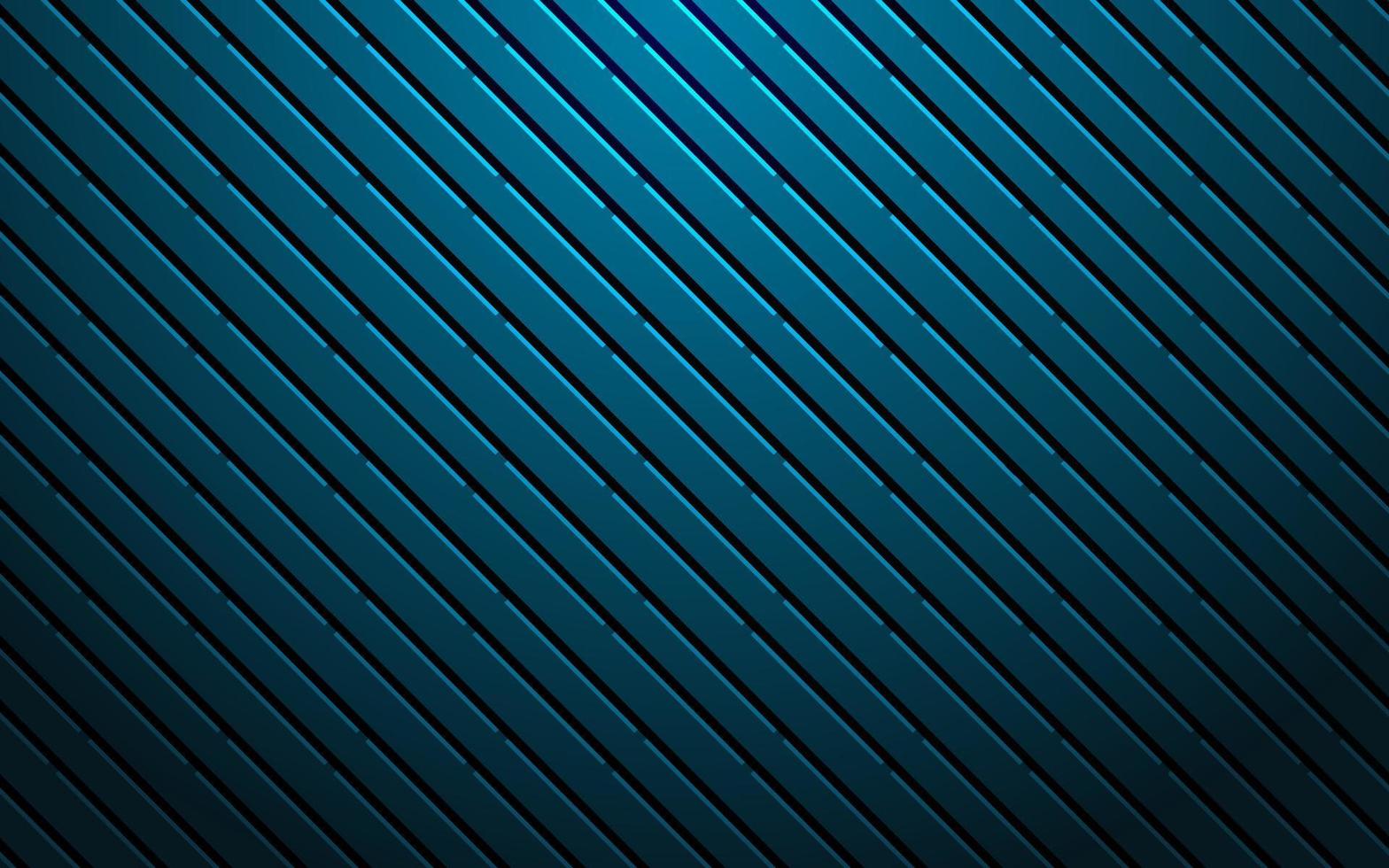 sfondo metallico astratto con linee diagonali blu. illustrazione di strisce vettoriali oblique