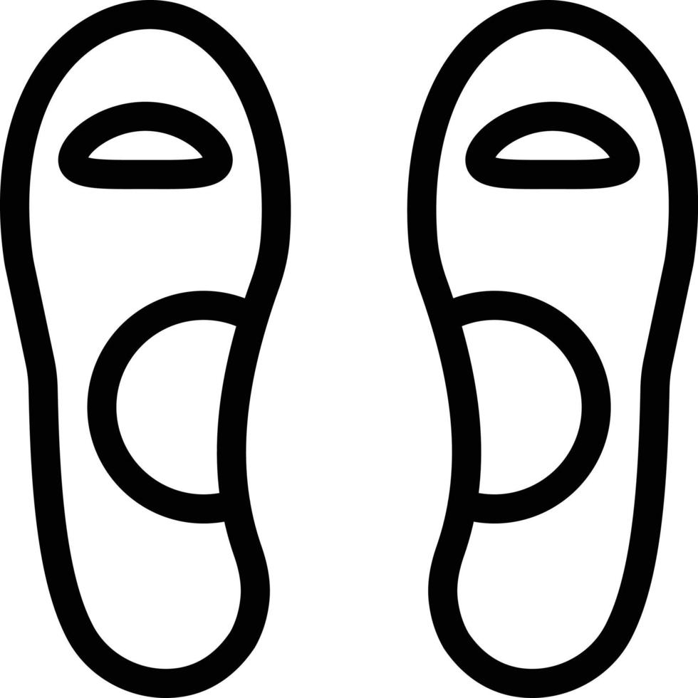 piedi illustrazione vettoriale su uno sfondo simboli di qualità premium. icone vettoriali per il concetto e la progettazione grafica.