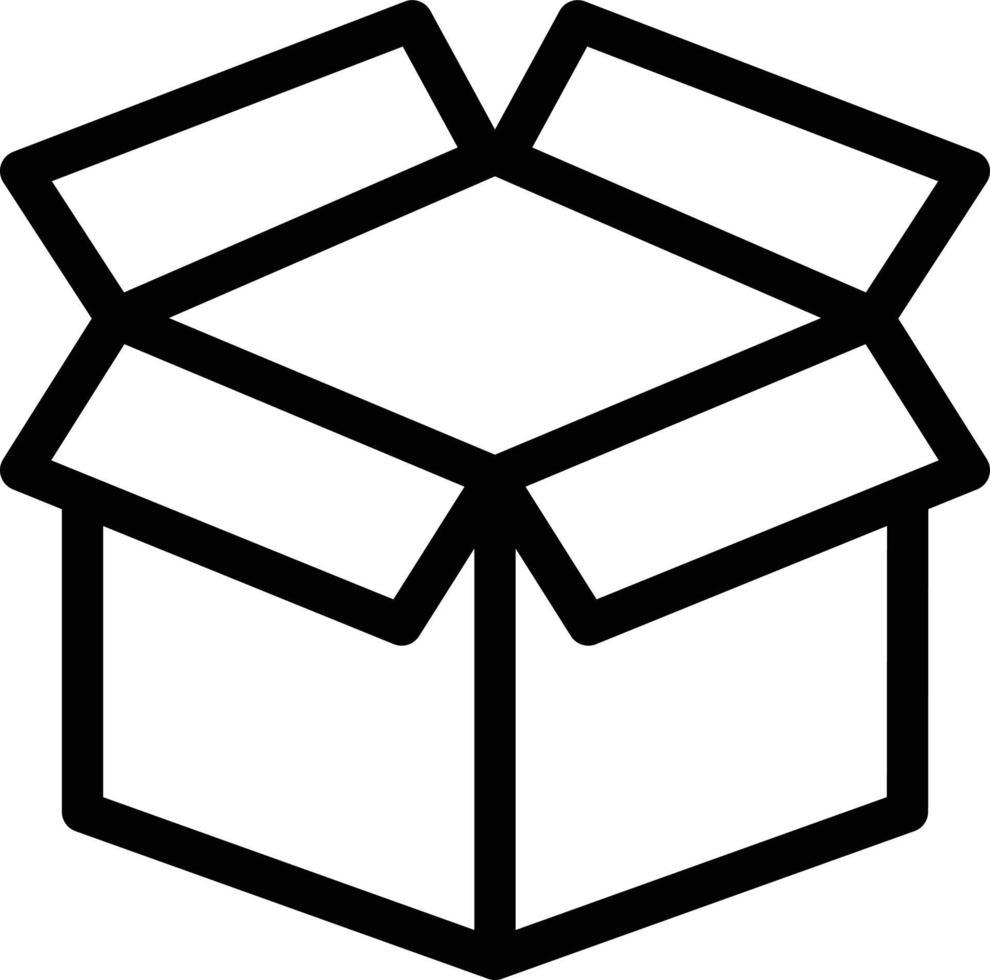 illustrazione vettoriale a scatola aperta su uno sfondo. simboli di qualità premium. icone vettoriali per il concetto e la progettazione grafica.