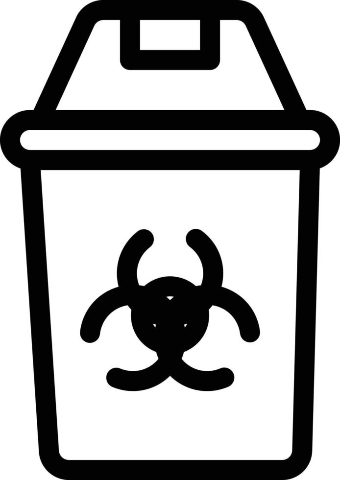 illustrazione vettoriale del cestino su uno sfondo. simboli di qualità premium. icone vettoriali per il concetto e la progettazione grafica.