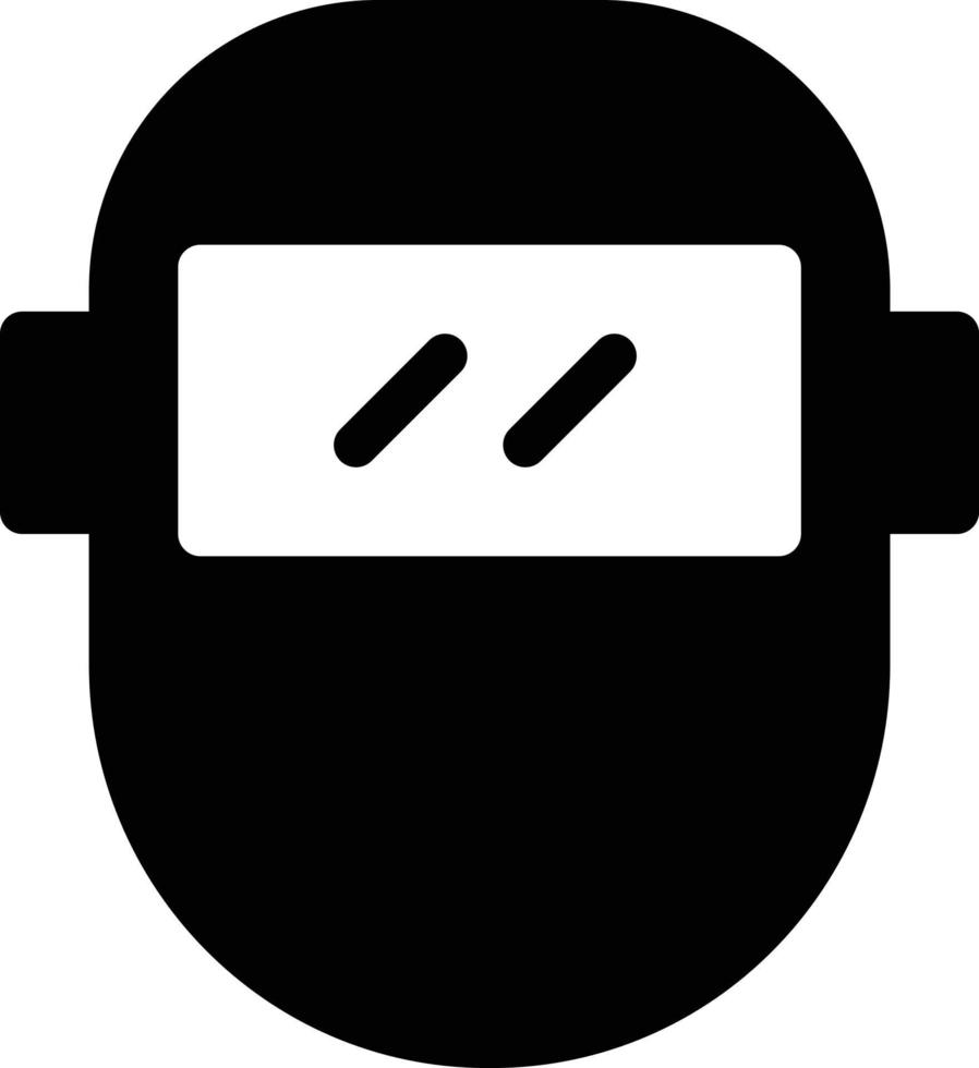 illustrazione vettoriale della maschera di saldatura su uno sfondo simboli di qualità premium. icone vettoriali per il concetto e la progettazione grafica.