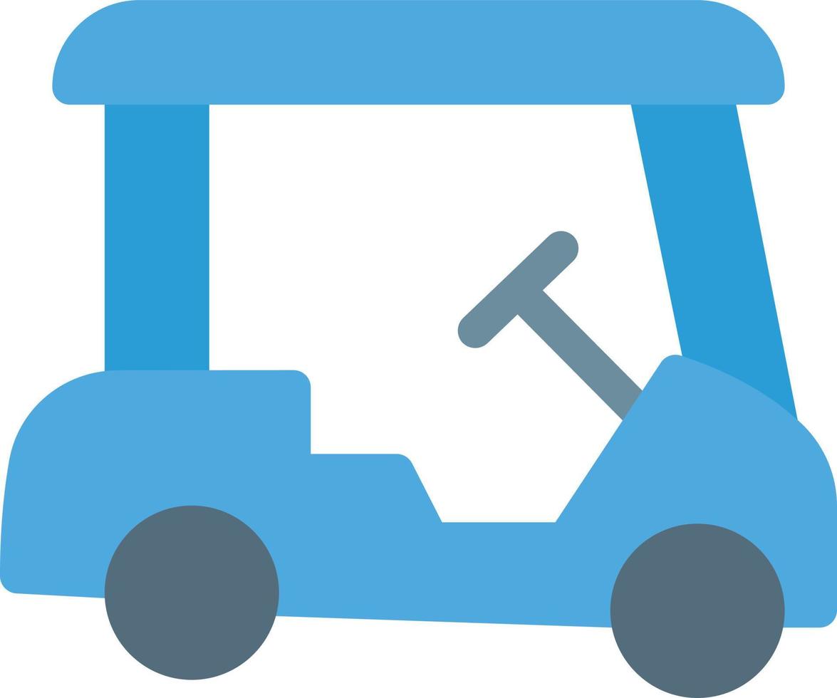 illustrazione vettoriale di auto da golf su uno sfondo. simboli di qualità premium. icone vettoriali per il concetto e la progettazione grafica.